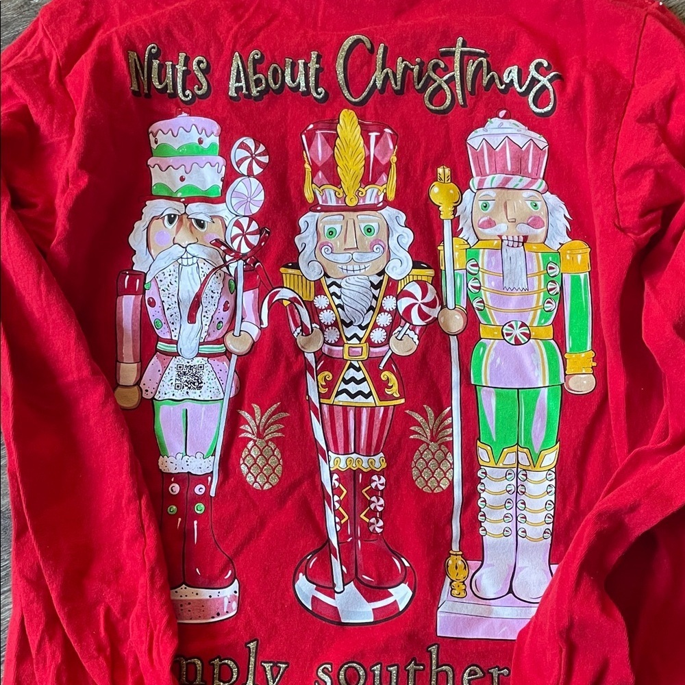 Simply Southern Festive Red Nutcracker Tee